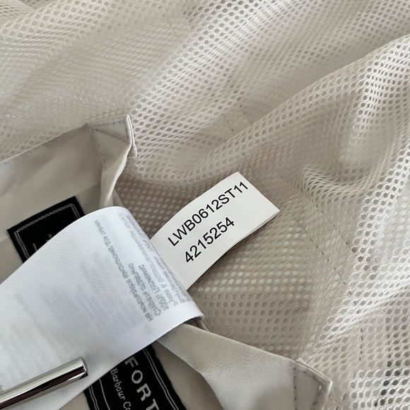 Barbour Katafront Jacket Vented, Hide-away Hood Color: Mist - Picture 11 of 12